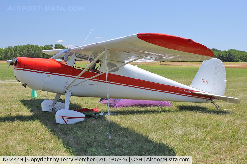 N4222N, 1947 Cessna 120 C/N 13693, 1947 Cessna 120, c/n: 13693 at 2011 Oshkosh