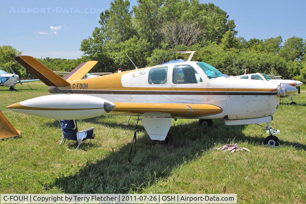 C-FOUH, 1950 Beech B35 C/N D-2649, 1950 Beech B35, c/n: D-2649 at 2011 Oshkosh