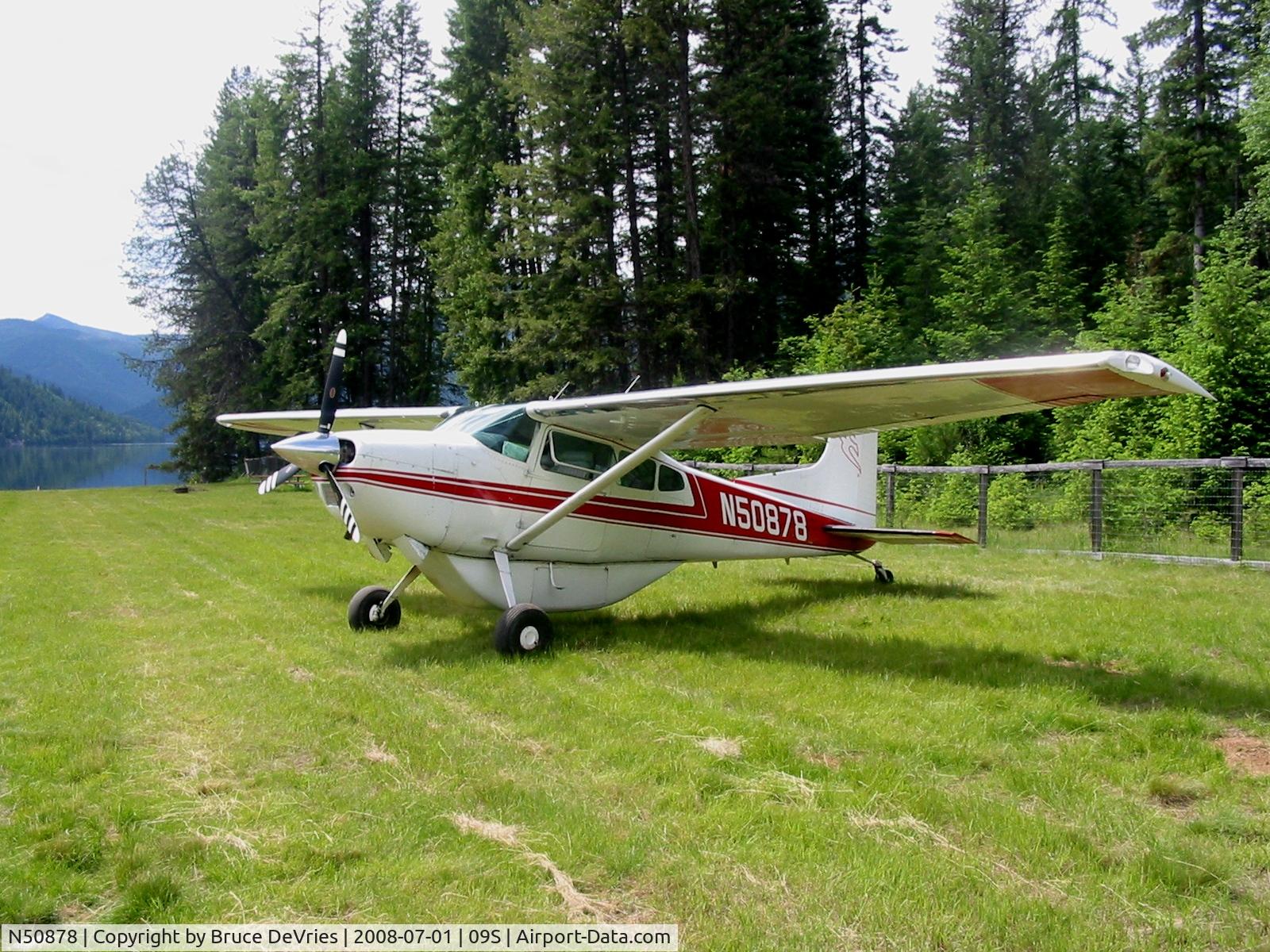N50878, 1980 Cessna A185F Skywagon 185 C/N 18504060, wonderful aircraft, very successful in 3 years of mountain and unimproved airstrip instruction, based in Spokane, WA, Felts Field.