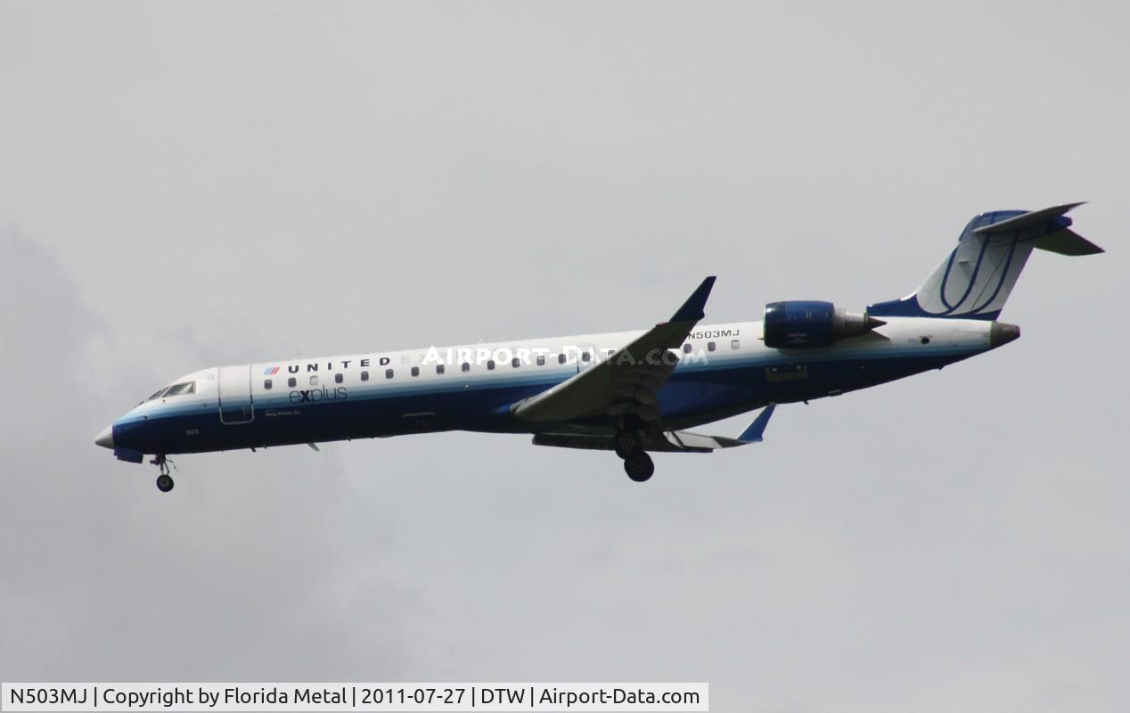 N503MJ, 2002 Bombardier CRJ-700 (CL-600-2C10) Regional Jet C/N 10058, United Express CRJ-700