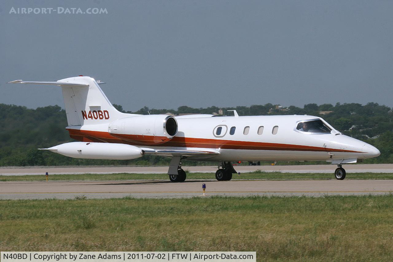 N40BD, 1977 Gates Learjet Corp. 35A C/N 35A-140, At Meacham Field - Fort Worth, TX