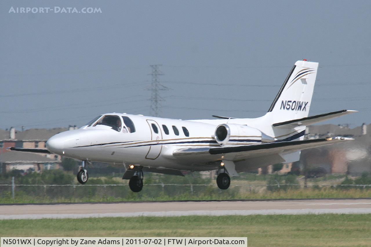 N501WX, 1983 Cessna 501 Citation I/SP C/N 501-0257, At Meacham Field - Fort Worth, TX