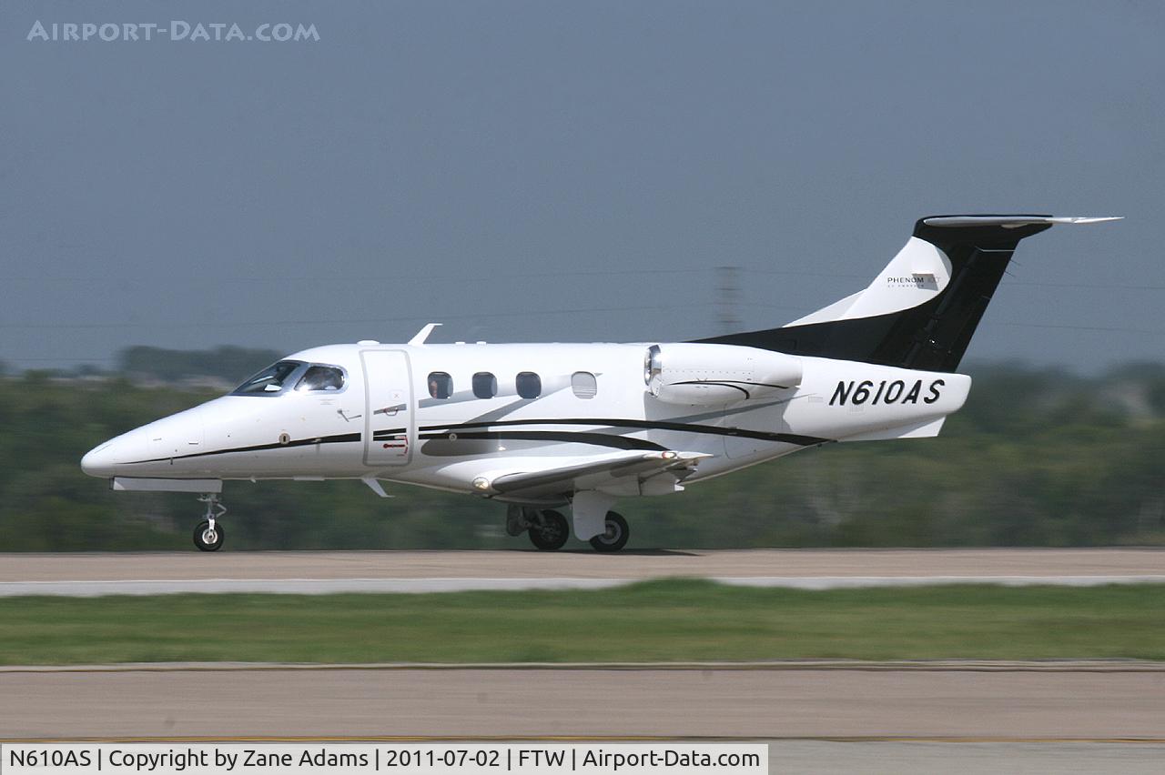 N610AS, 2009 Embraer EMB-500 Phenom 100 C/N 50000044, At Meacham Field - Fort Worth, TX