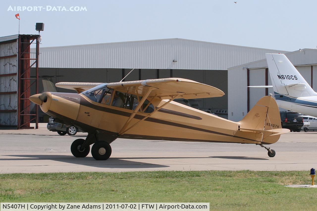 N5407H, 1949 Piper PA-14 Family Cruiser C/N 14-522, At Meacham Field - Fort Worth, TX