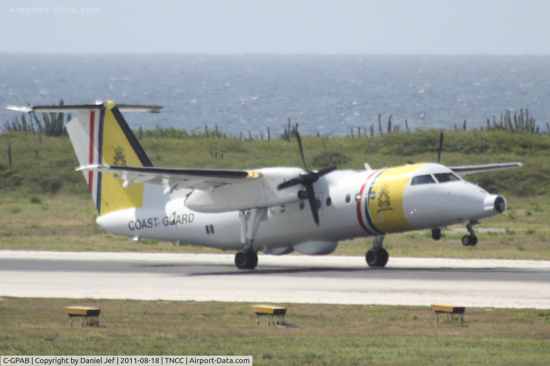 C-GPAB, 1991 De Havilland Canada DHC-8-106 Dash 8 C/N 275, C-GPAB landing at TNCC