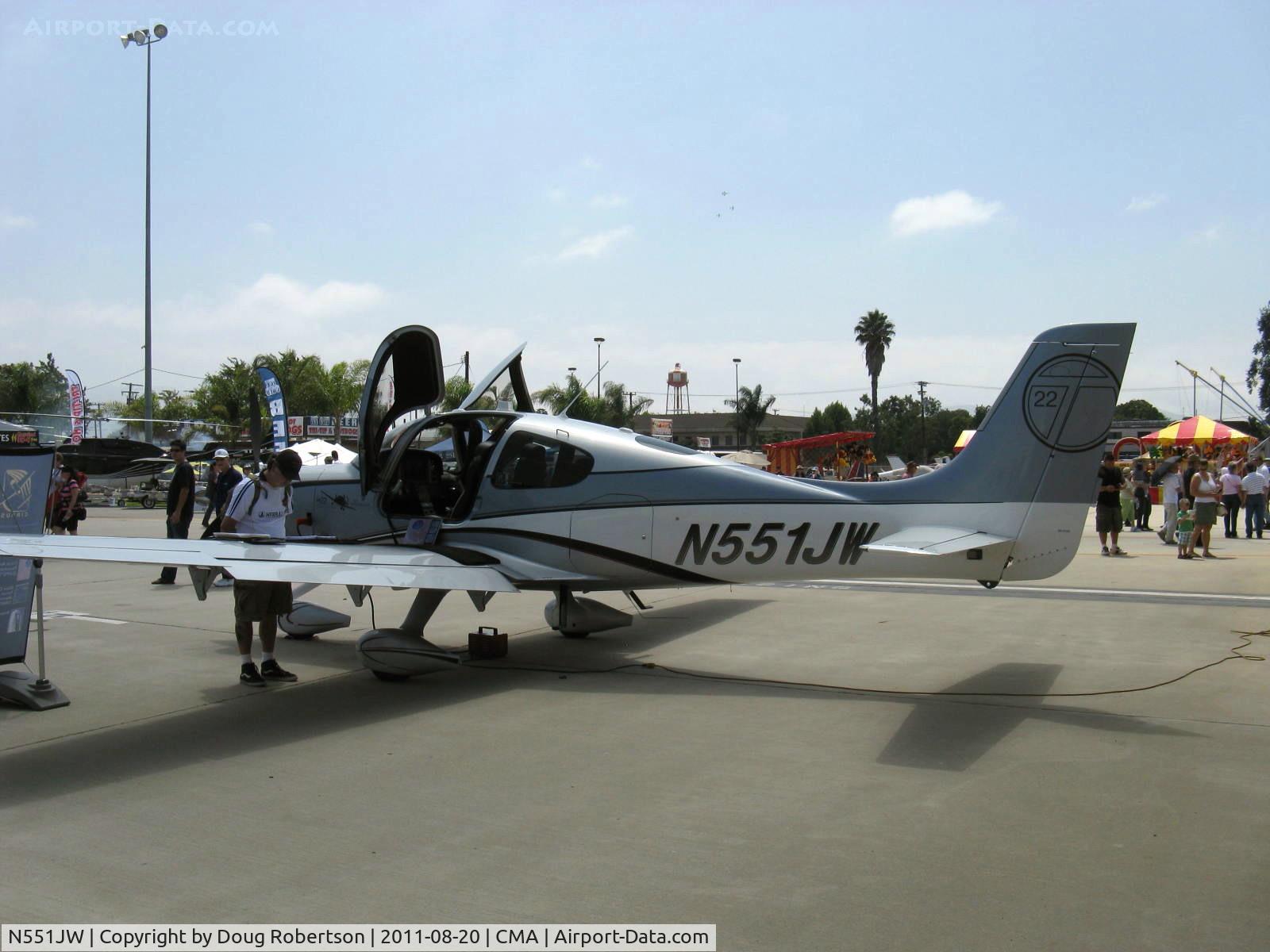 N551JW, Cirrus SR22T C/N 0139, 2011 Cirrus SR22T Turbonormalized, Continental TSIO-550-K 315 Hp, Tenth Anniversary limited production model