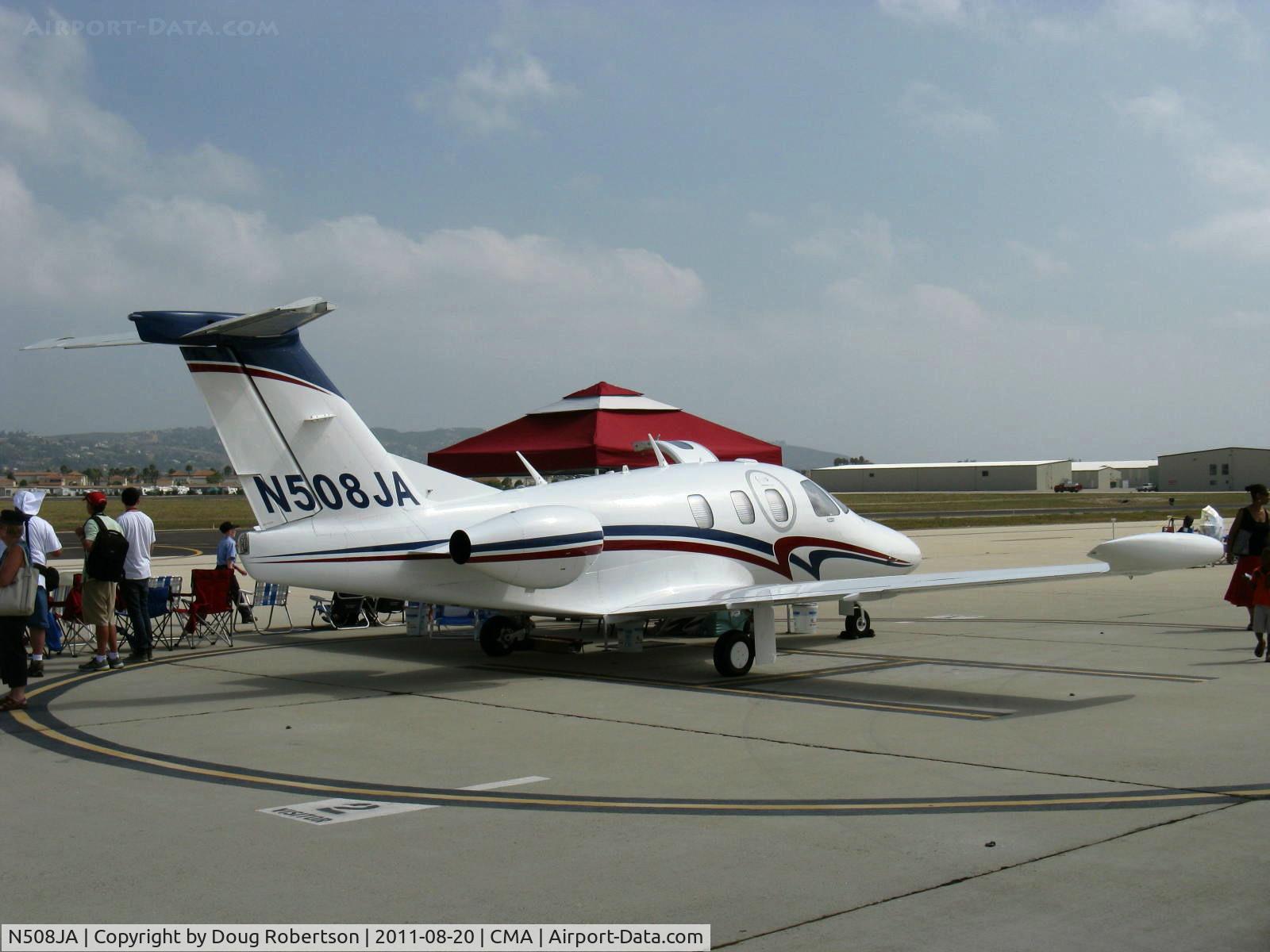 N508JA, 2006 Eclipse Aviation Corp EA500 C/N 000001, 2006 Eclipse EA500 JET, two P&W(C)PW610F-A Turbofans 900 lb st each with FADEC