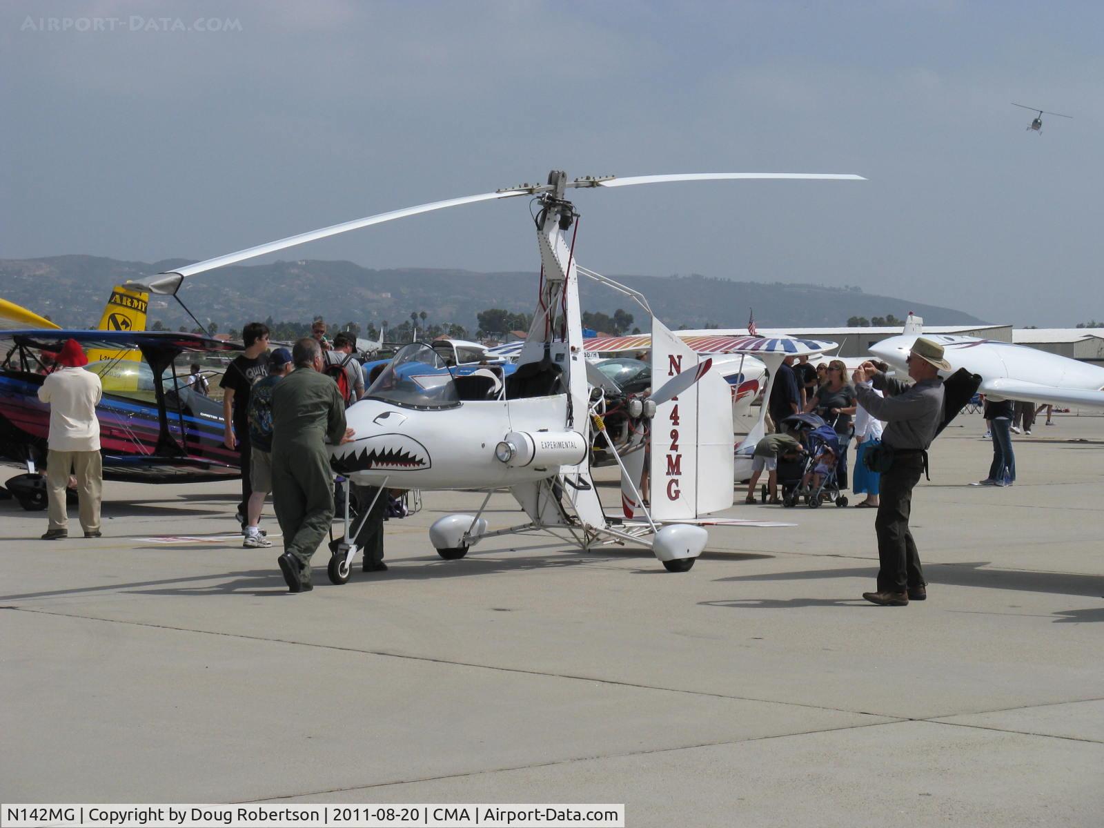 N142MG, 1999 Givans Mark E Predator C/N 1, 1999 Givans PREDATOR powered Autogyro, Lycoming 0-320-B1A 160 Hp upgrade, spotting the aircraft