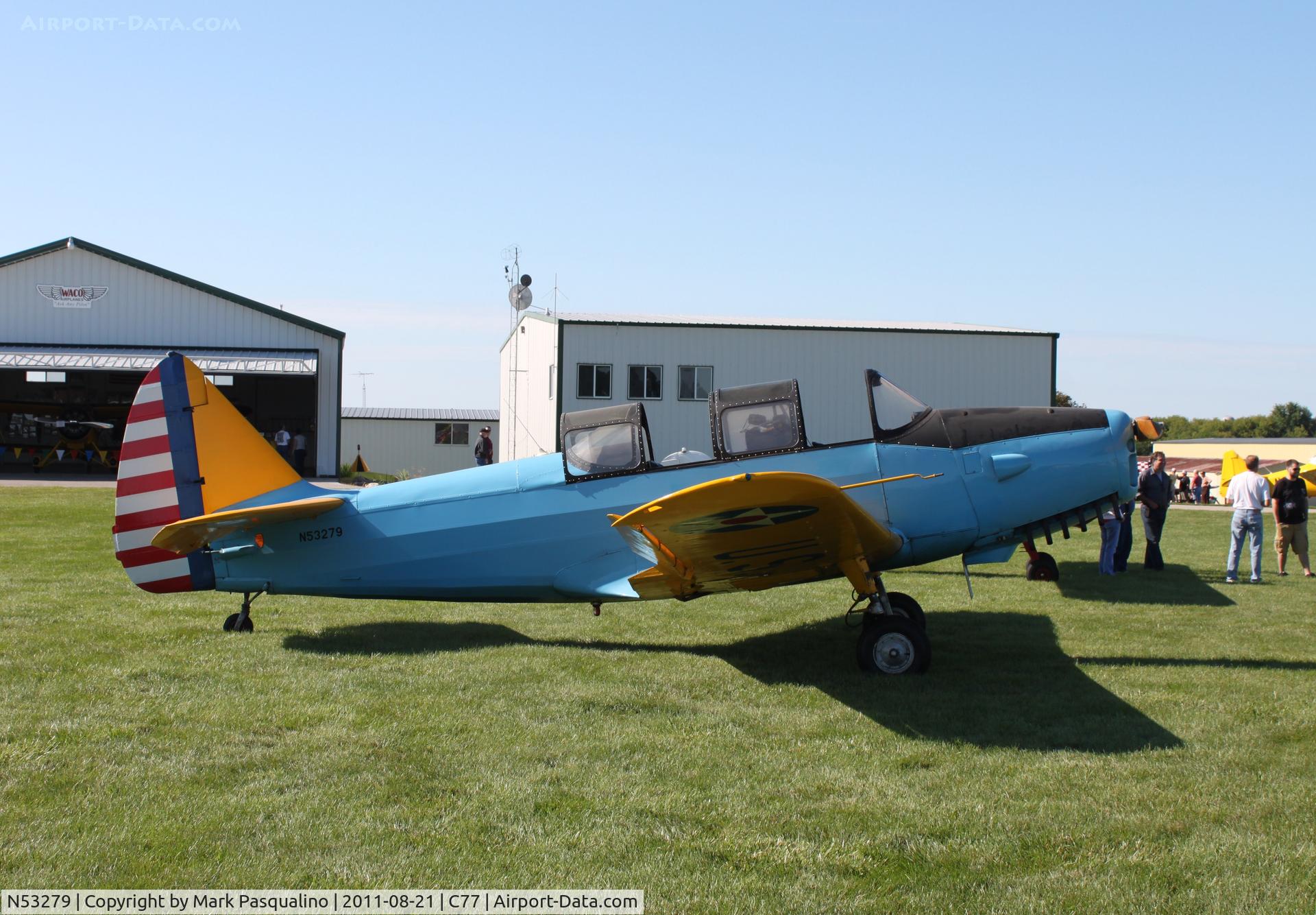 N53279, 1943 Fairchild M-62A-3 Cornell II C/N T43-5589, Fairchild PT-26A