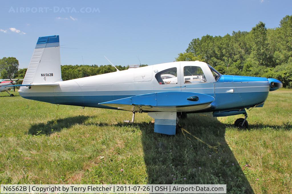 N6562B, 1958 Mooney M20A C/N 1232, 1958 Mooney M20A, c/n: 1232 at 2011 Oshkosh