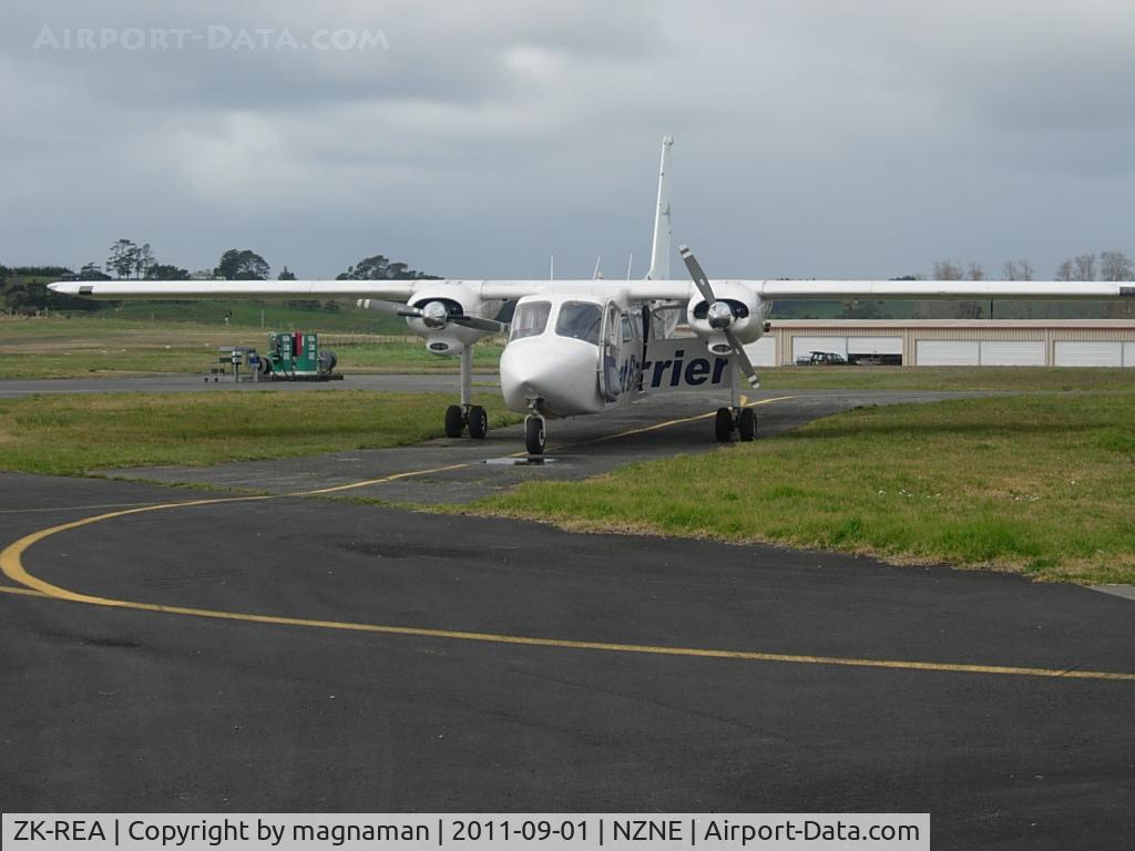 ZK-REA, Britten-Norman BN-2A-26 Islander C/N 43, Just arrived on apron.