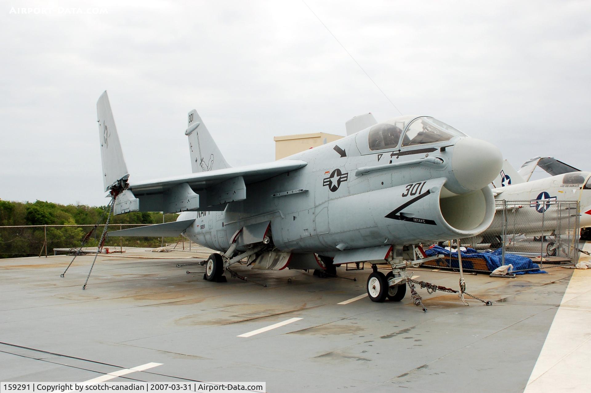 159291, LTV A-7E Corsair II C/N E-362, Chance Vought A-7E Corsair II at Patriots Point Naval & Maritime Museum, Mount Pleasant, SC