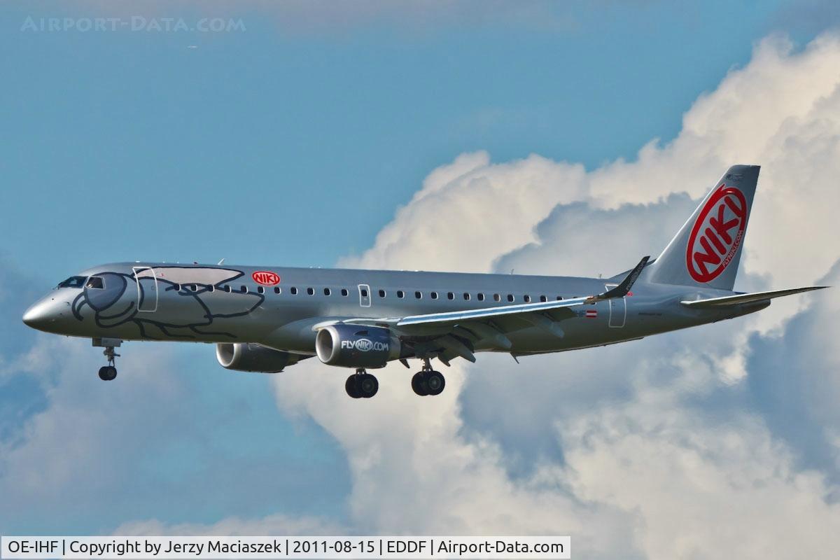 OE-IHF, 2011 Embraer 190LR (ERJ-190-100LR) C/N 19000420, Embraer ERJ-190-200LR
