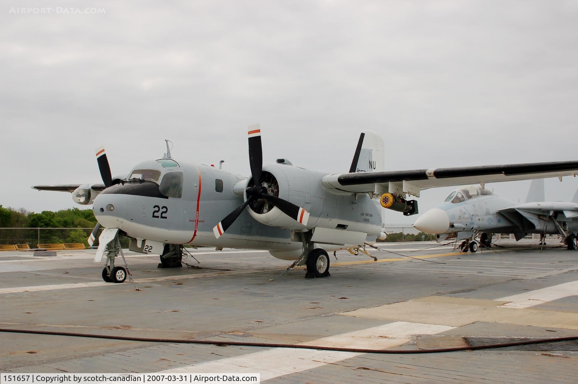 151657, Grumman S-2E Tracker C/N 190C, Grumman S-2E Tracker at Patriots Point Naval & Maritime Museum, Mount Pleasant, SC
