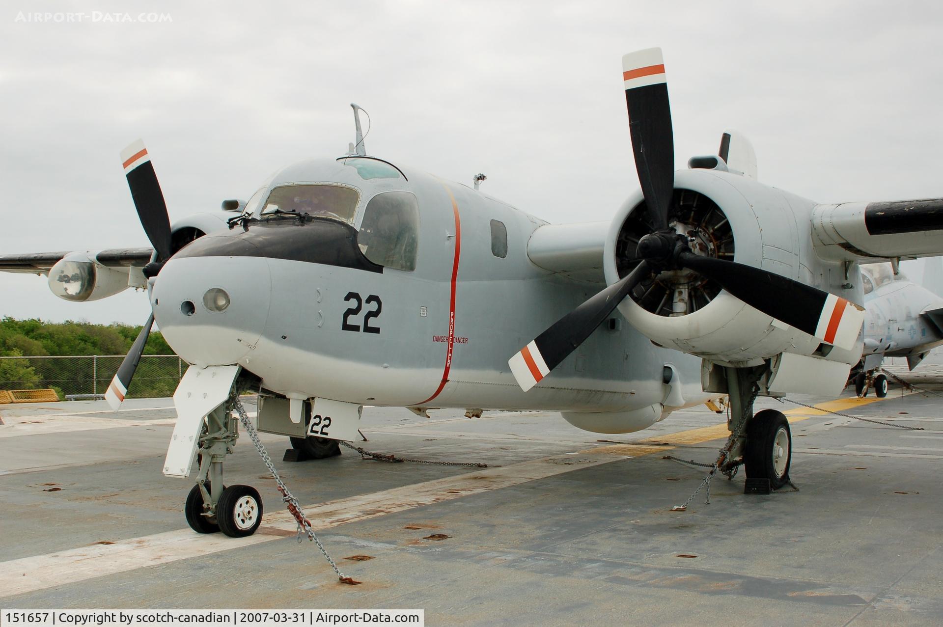 151657, Grumman S-2E Tracker C/N 190C, Grumman S-2E Tracker at Patriots Point Naval & Maritime Museum, Mount Pleasant, SC