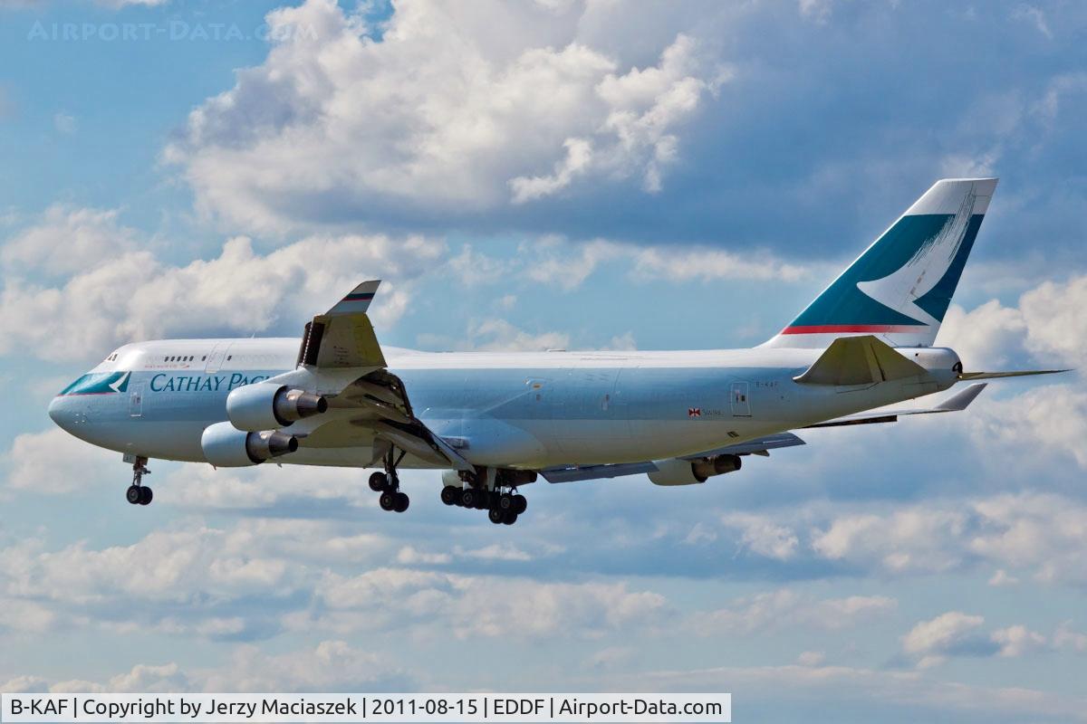 B-KAF, 1992 Boeing 747-412 C/N 26547, Boeing B747-412BCF