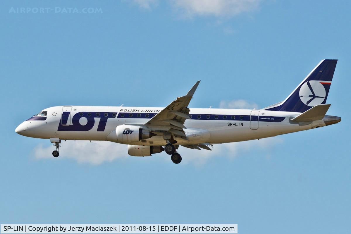 SP-LIN, 2010 Embraer 175LR (ERJ-170-200LR) C/N 17000313, Embraer ERJ-170-200LR