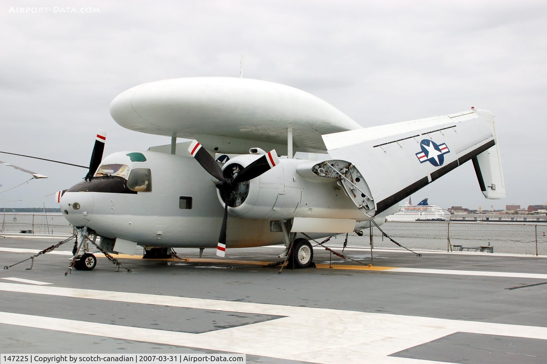 147225, Grumman E-1B Tracer (G-117) C/N 24, Grumman E-1B Tracer at Patriots Point Naval & Maritime Museum, Mount Pleasant, SC