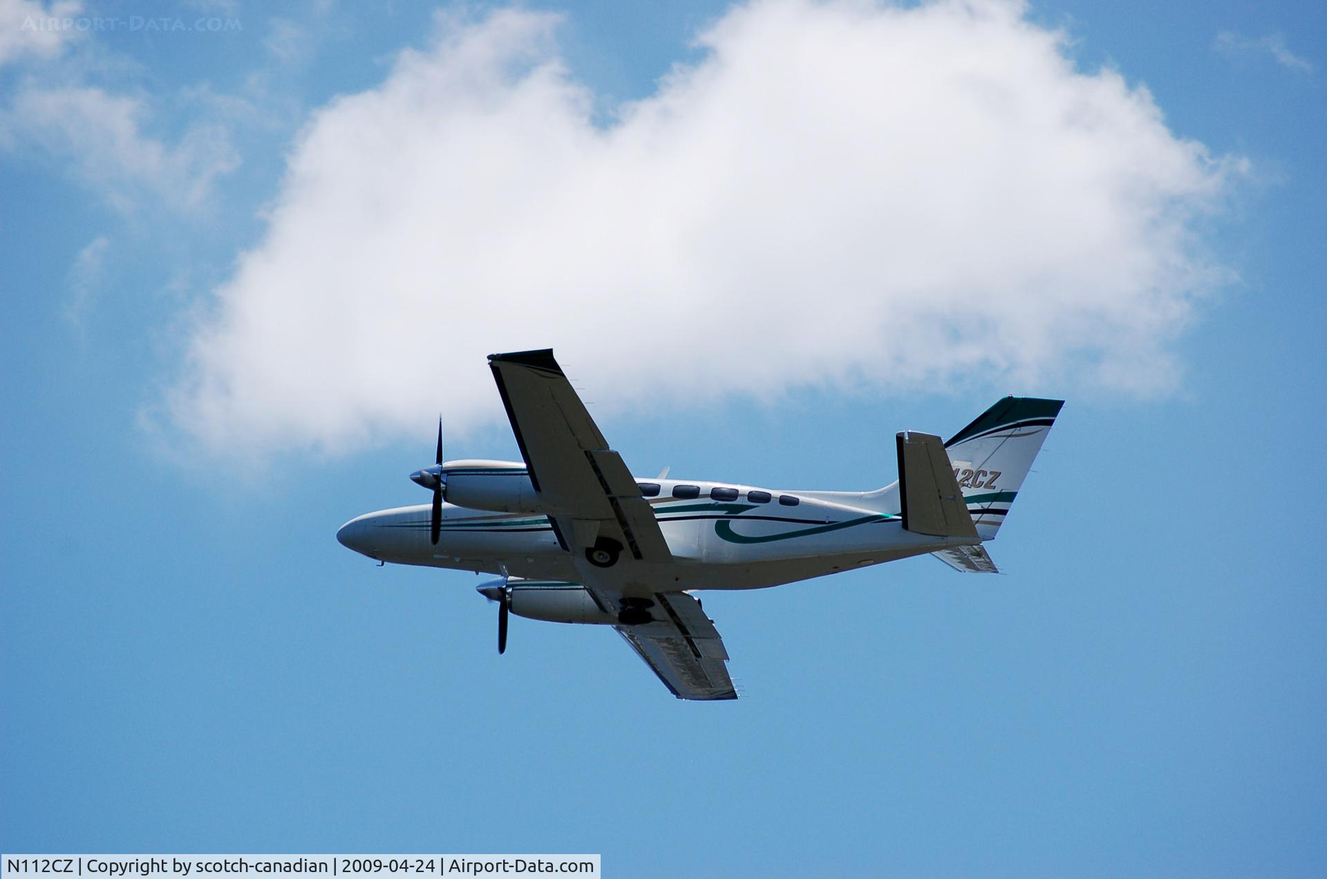 N112CZ, 1981 Cessna 441 Conquest II C/N 441-0233, 1981 Cessna 441 Conquest II N112CZ departs Palm Beach County Park Airport at Lantana, FL