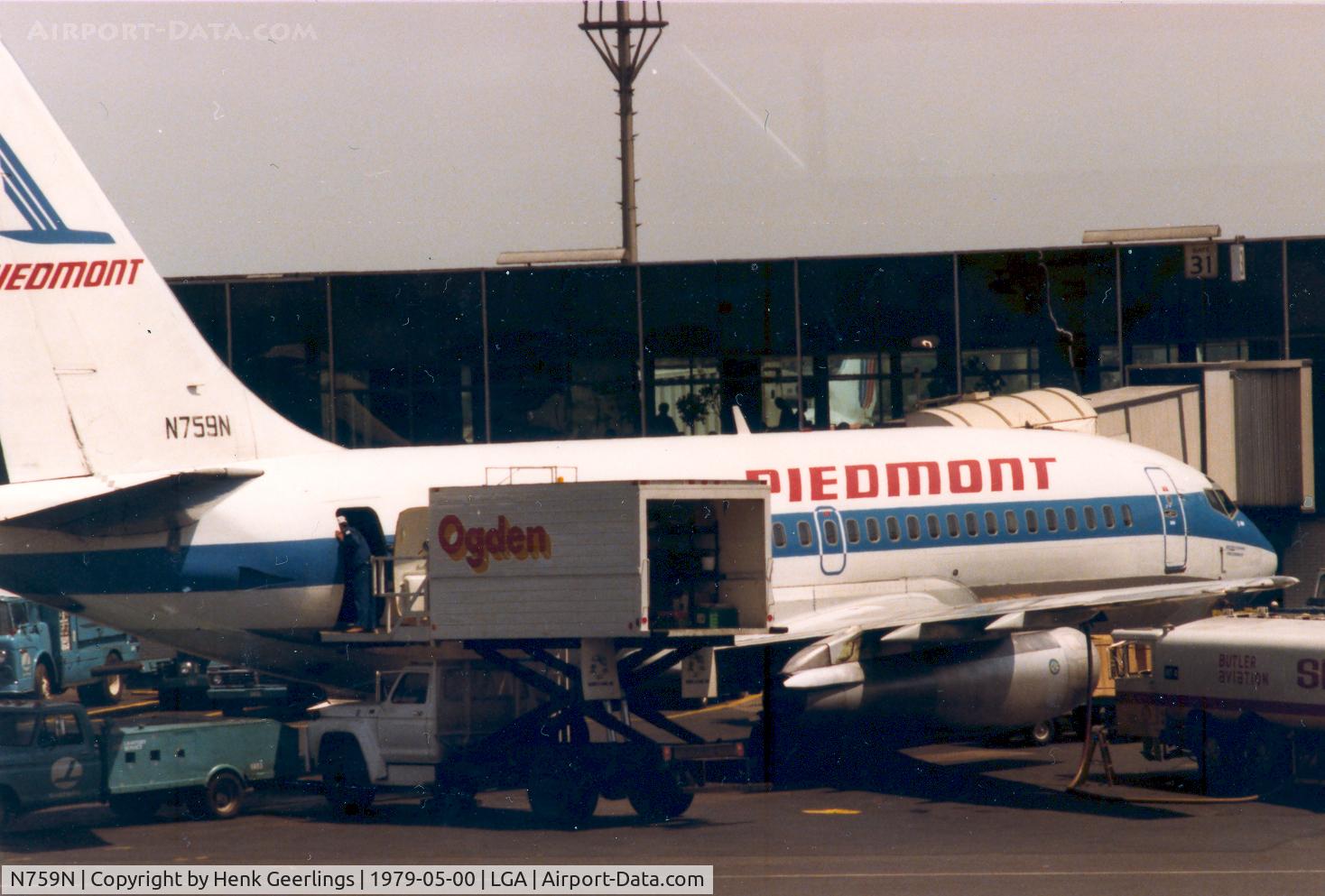 N759N, 1969 Boeing 737-222 C/N 19954, Piedmont