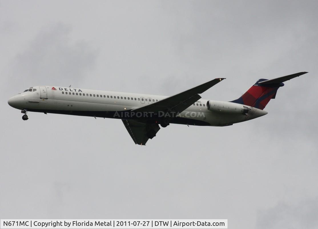 N671MC, 1976 Douglas DC-9-51 C/N 47660, Delta DC-9-51