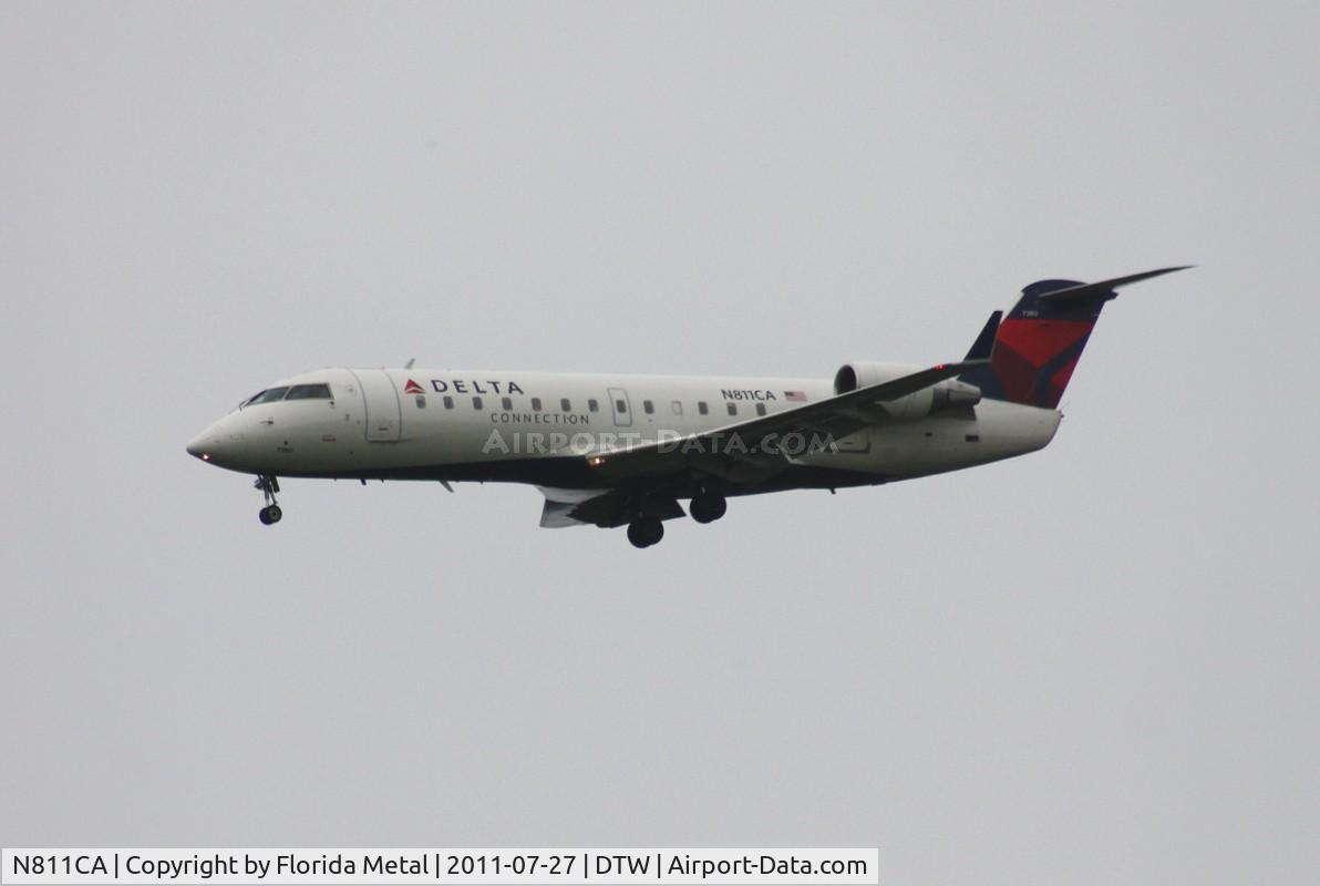 N811CA, 2000 Bombardier CRJ-100ER (CL-600-2B19) C/N 7380, Comair CRJ