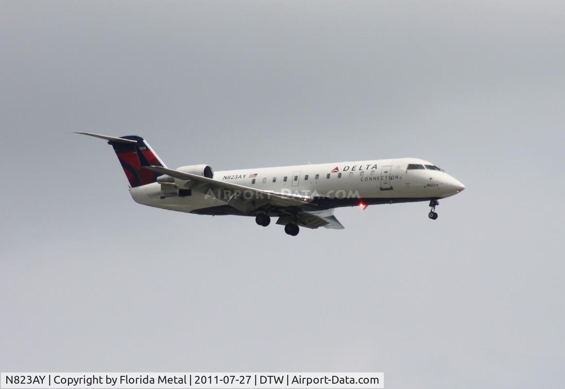 N823AY, 2005 Bombardier CRJ-200ER (CL-600-2B19) C/N 8023, Pinnacle CRJ