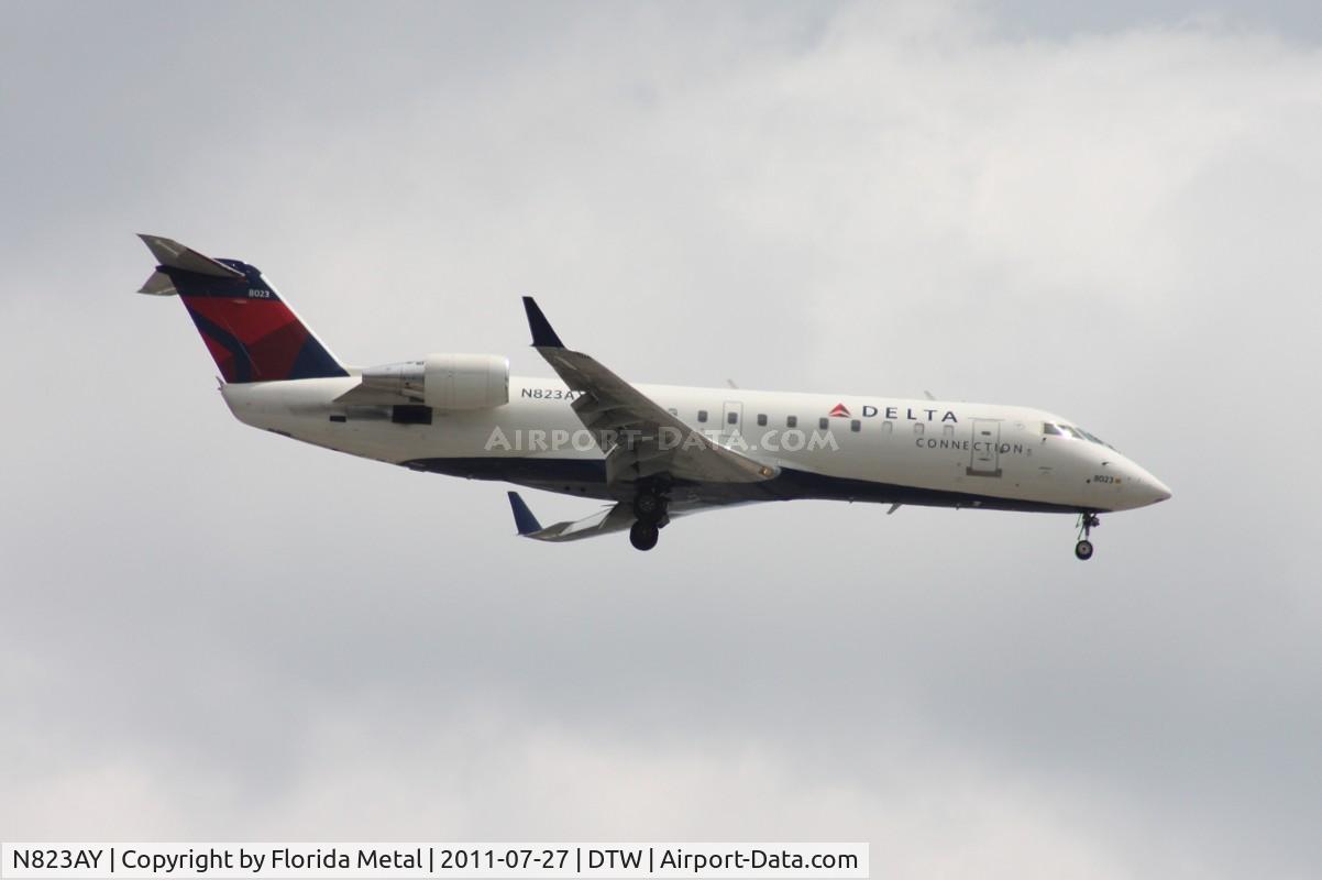 N823AY, 2005 Bombardier CRJ-200ER (CL-600-2B19) C/N 8023, Pinnacle CRJ