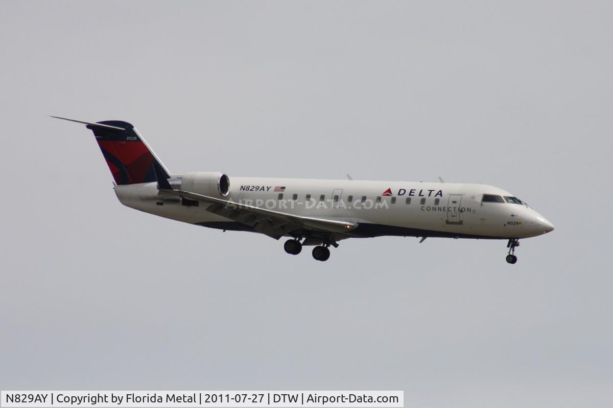 N829AY, 2005 Bombardier CRJ-200ER (CL-600-2B19) C/N 8029, Pinnacle CRJ