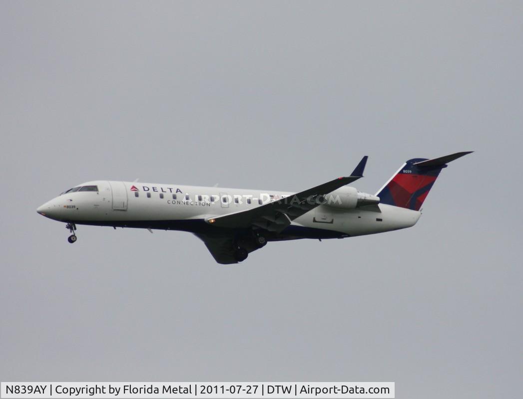 N839AY, 2005 Bombardier CRJ-200 (CL-600-2B19) C/N 8039, Pinnacle CRJ