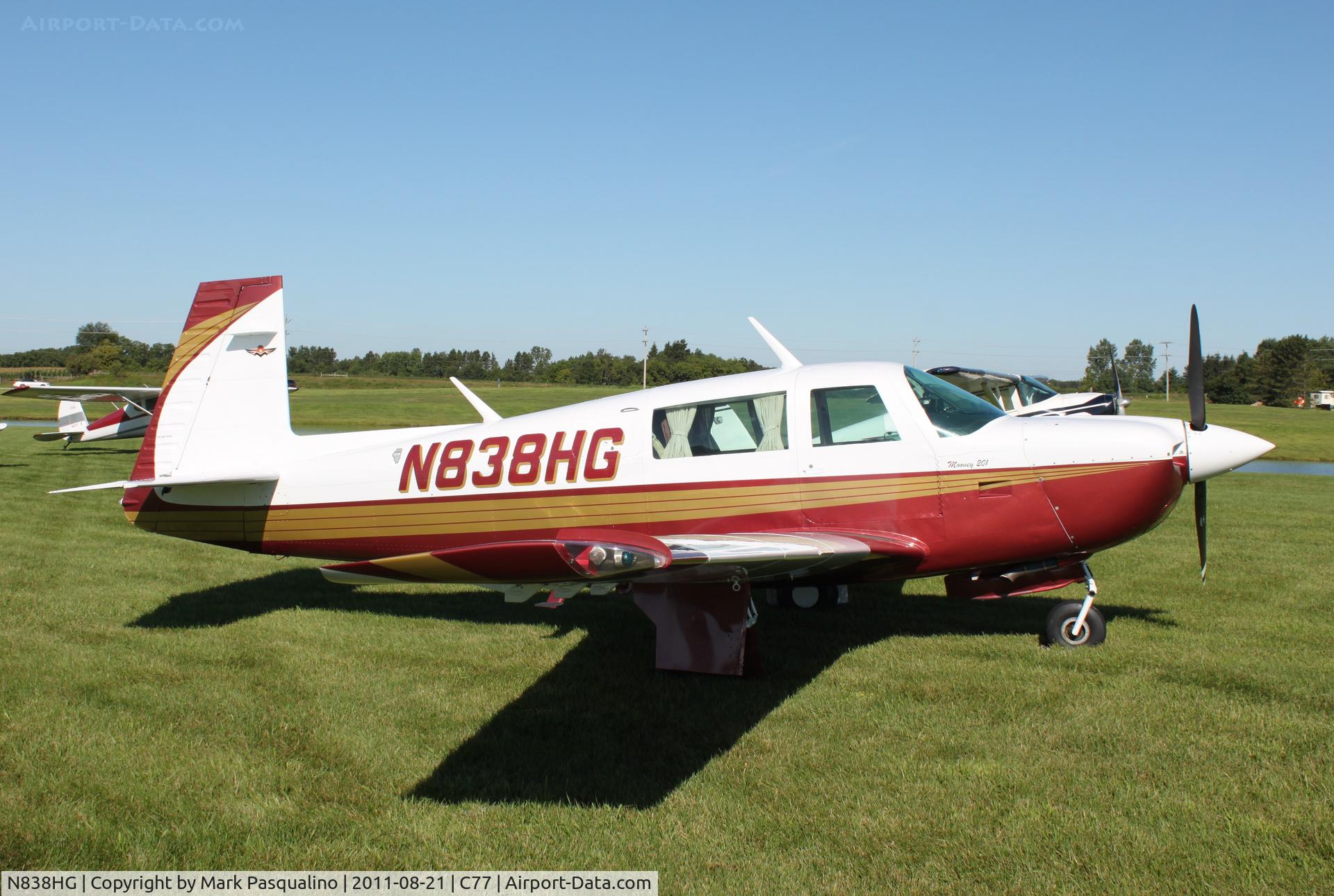 N838HG, 1985 Mooney M20J 201 C/N 24-1566, Mooney M20J