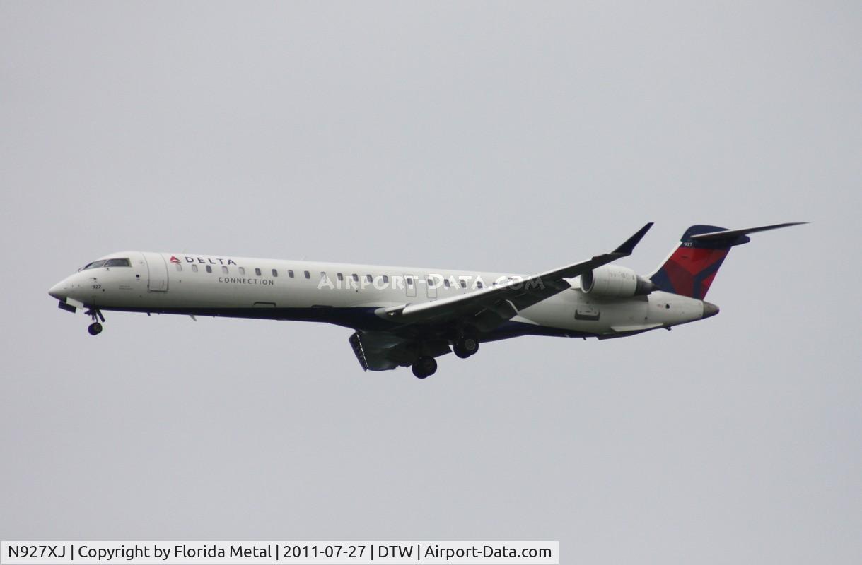 N927XJ, 2008 Bombardier CRJ-900ER (CL-600-2D24) C/N 15188, Mesaba CRJ-900