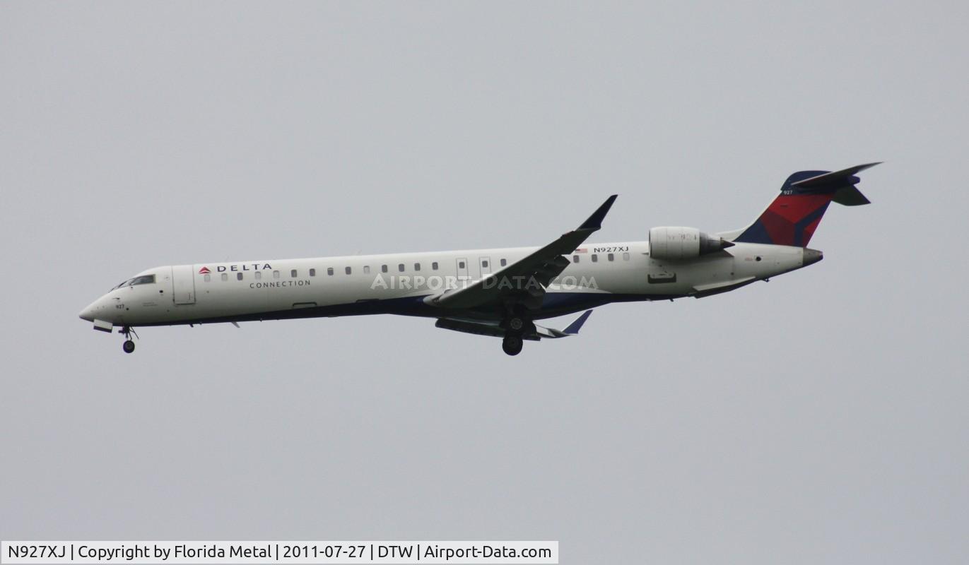 N927XJ, 2008 Bombardier CRJ-900ER (CL-600-2D24) C/N 15188, Mesaba CRJ-900