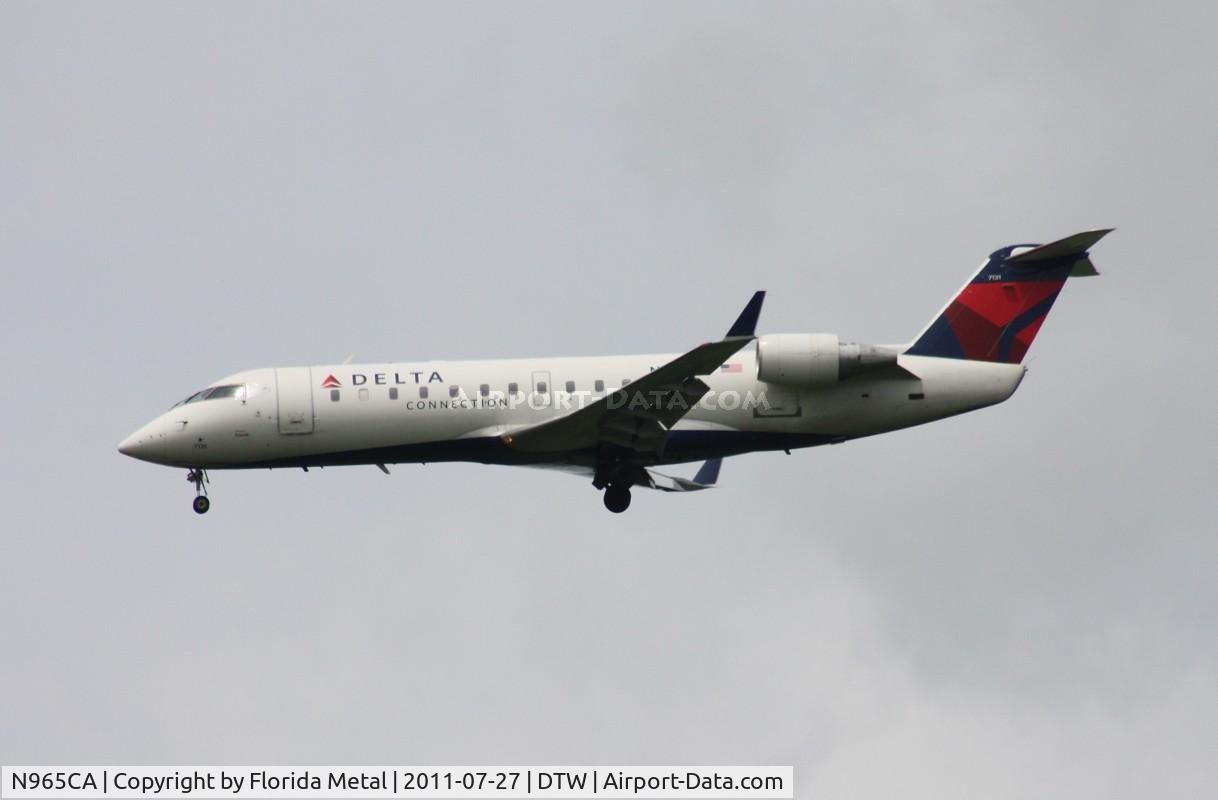 N965CA, 1996 Canadair CRJ-100ER (CL-600-2B19) C/N 7131, Comair CRJ