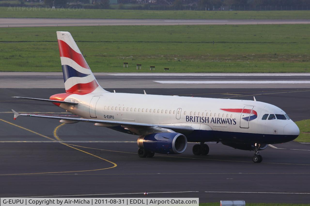 G-EUPU, 2000 Airbus A319-131 C/N 1384, British Airways, Airbus A319-131, CN: 1384