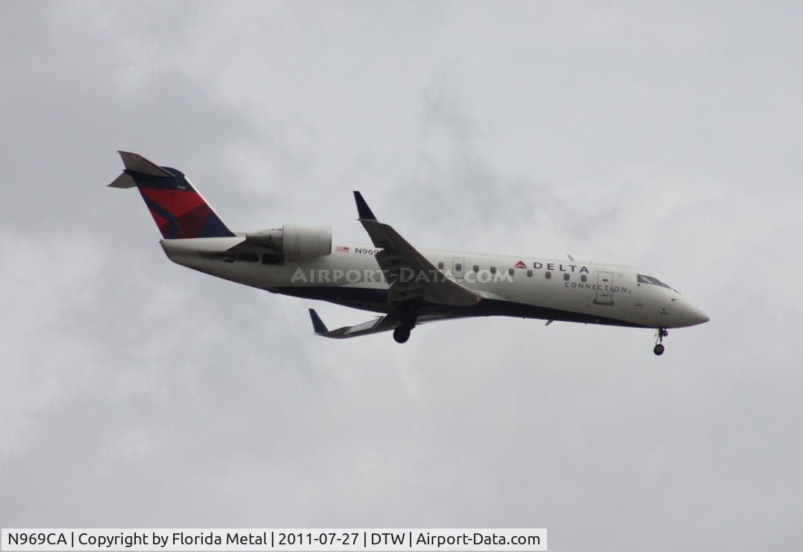 N969CA, 1996 Canadair CRJ-100ER (CL-600-2B19) C/N 7141, Comair CRJ