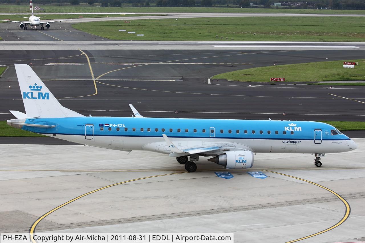 PH-EZA, 2008 Embraer 190LR (ERJ-190-100LR) C/N 19000224, KLM Cityhopper, Embraer ERJ-190LR, CN: 19000224