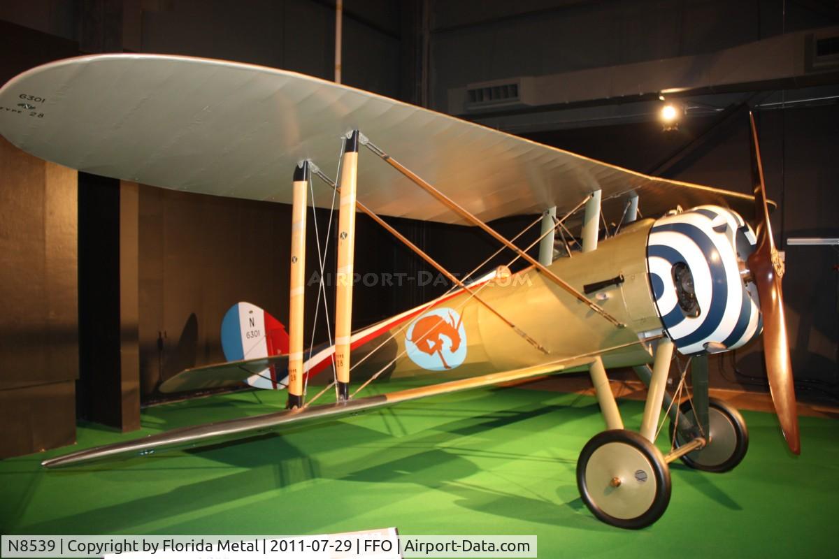 N8539, Nieuport 28 C.1 Replica C/N 7171-2-19, Nieuport C-1-28