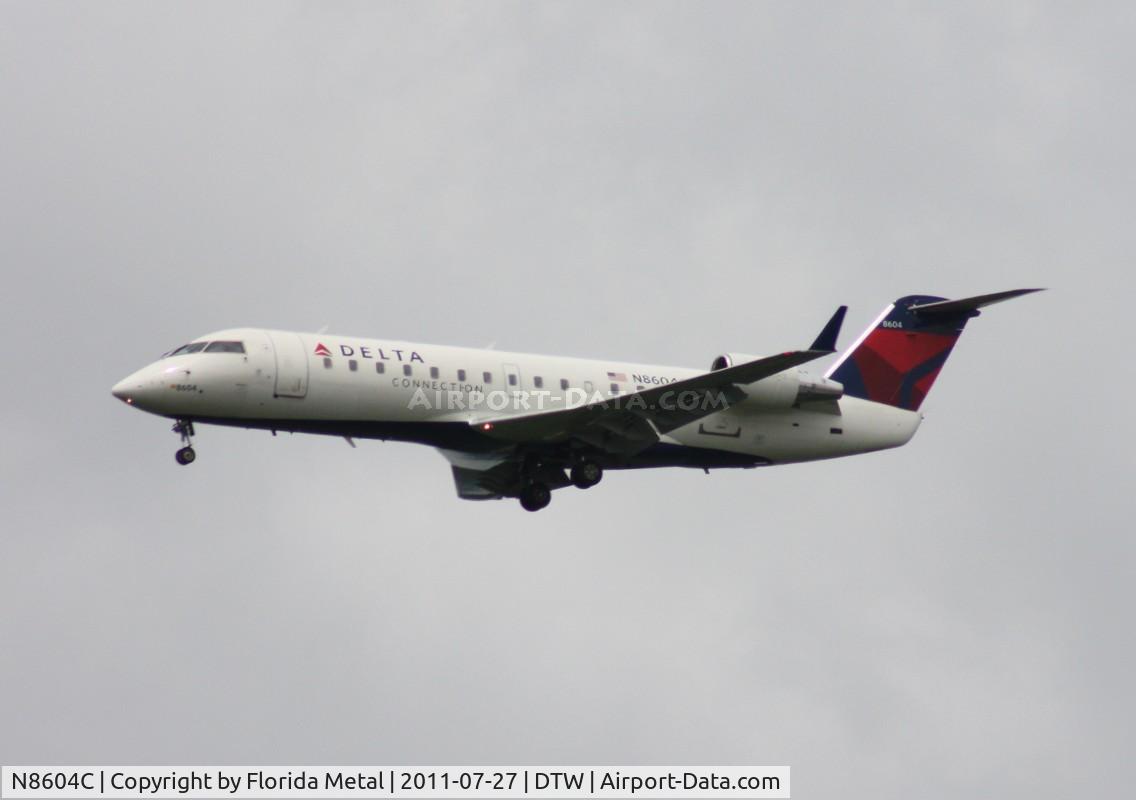 N8604C, 2002 Bombardier CRJ-200 (CL-600-2B19) C/N 7604, Pinnacle CRJ