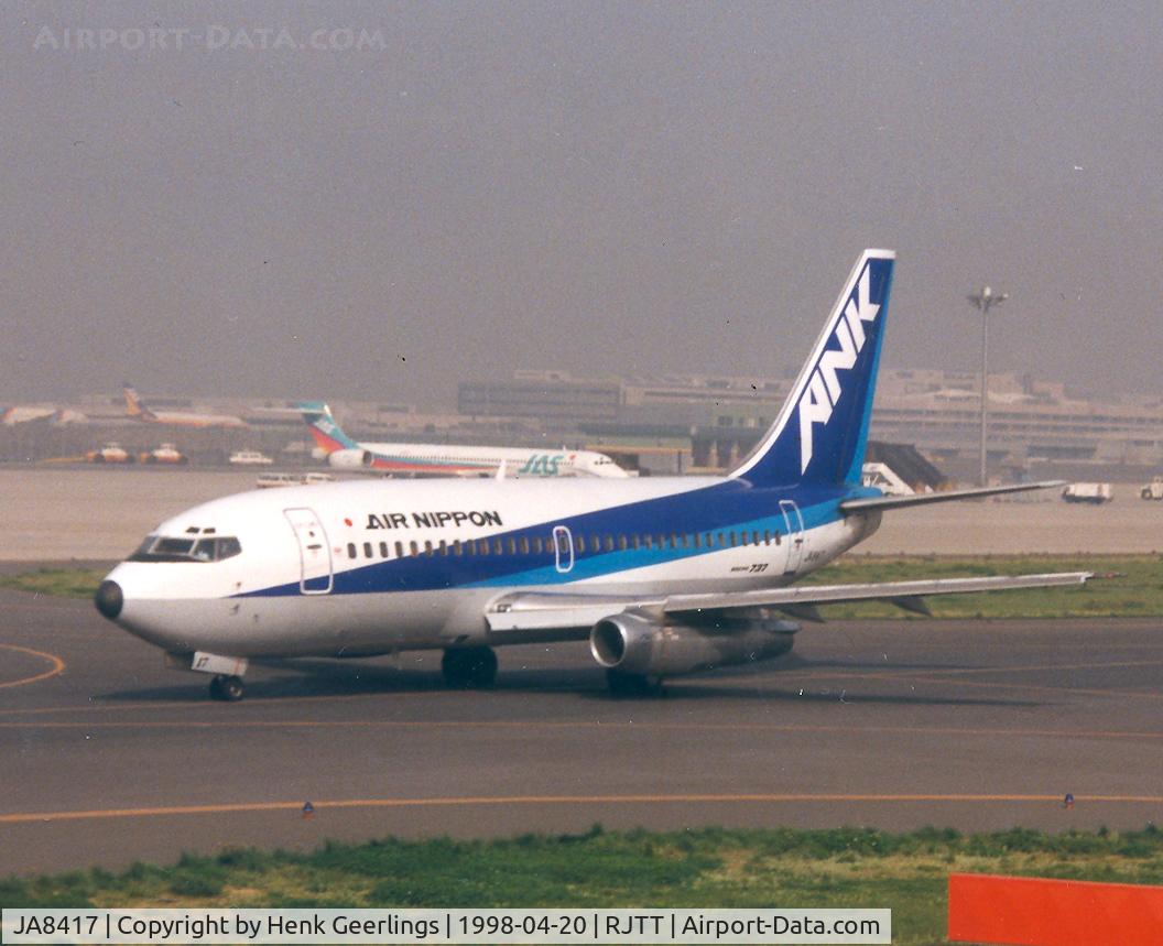 JA8417, 1972 Boeing 737-281 C/N 20563, Air Nippon