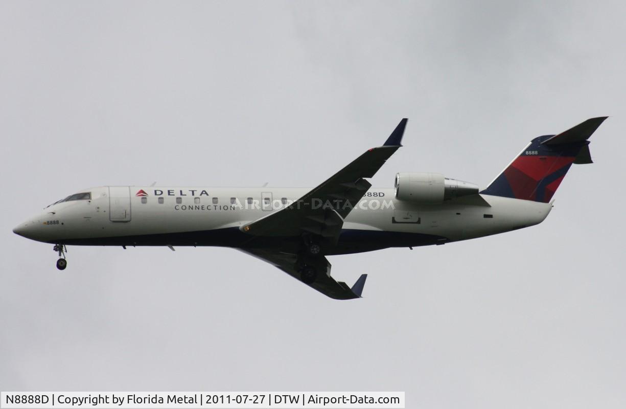 N8888D, 2003 Bombardier CRJ-200 (CL-600-2B19) C/N 7888, Pinnacle CRJ