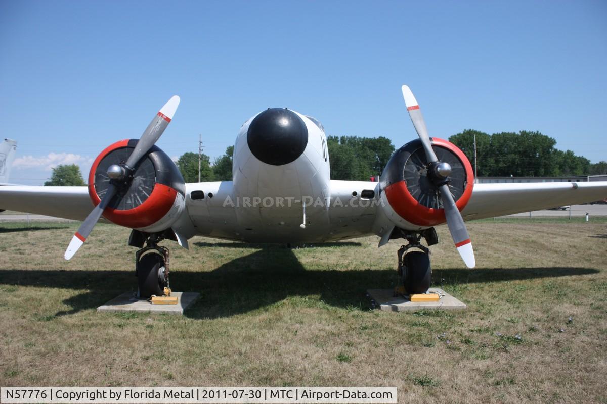 N57776, 1941 Beech C18S C/N 467, Beech AT-7 painted to look like a Navy SNB-2