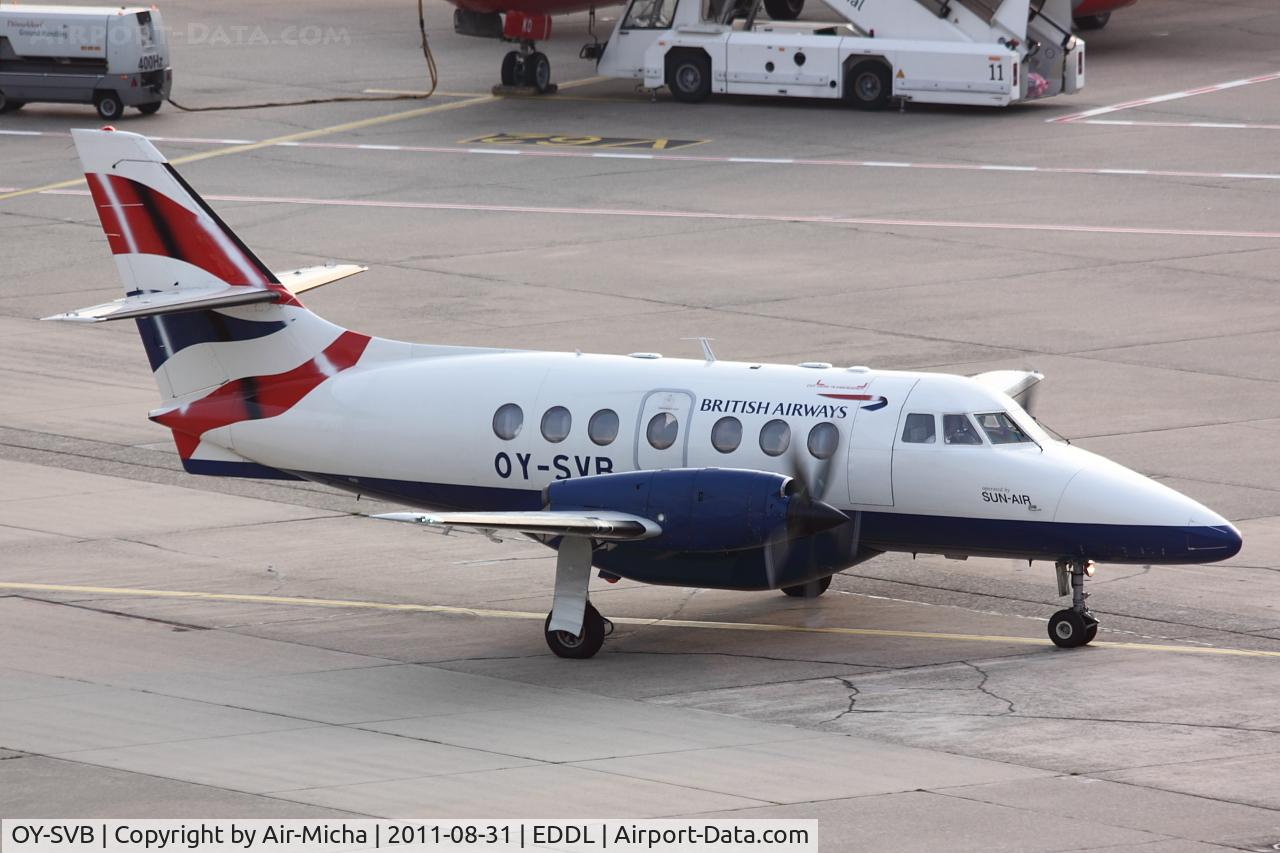 OY-SVB, 1997 British Aerospace BAe-3202 Jetstream 32 C/N 985, Sun Air of Scandinavia, British Aerospace BAe-3202 Jetstream 32, CN: 0985