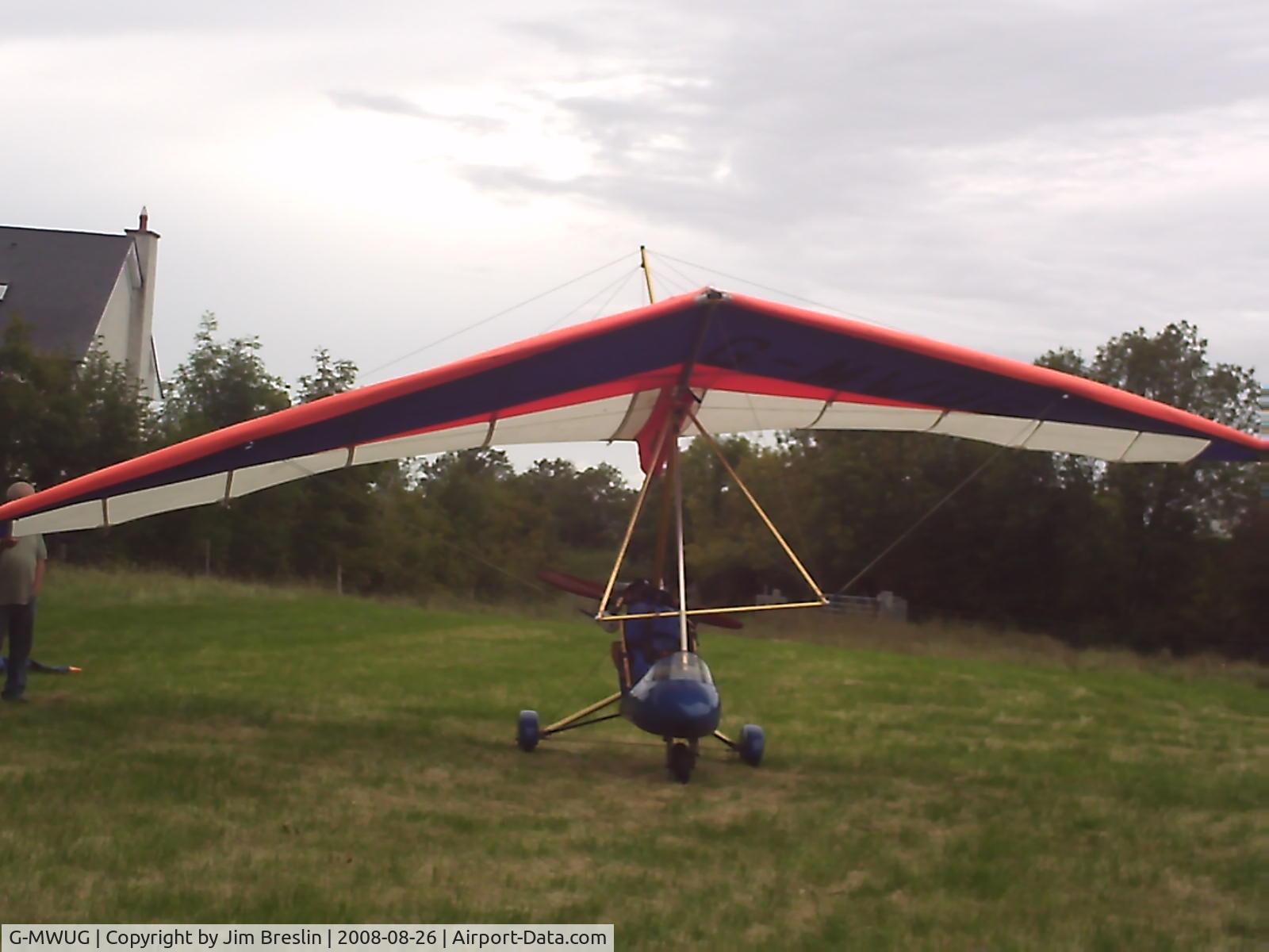 G-MWUG, 1991 Solar Wings PEGASUS XL-R C/N SW-WA-1515, Rigged for inspection prior to field test