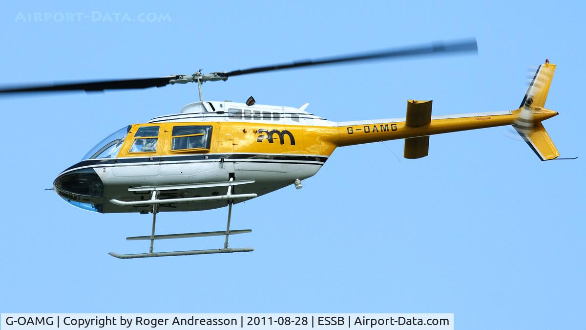G-OAMG, 1980 Bell 206B JetRanger III C/N 2901, Swedish pilot, new resident at Bromma?