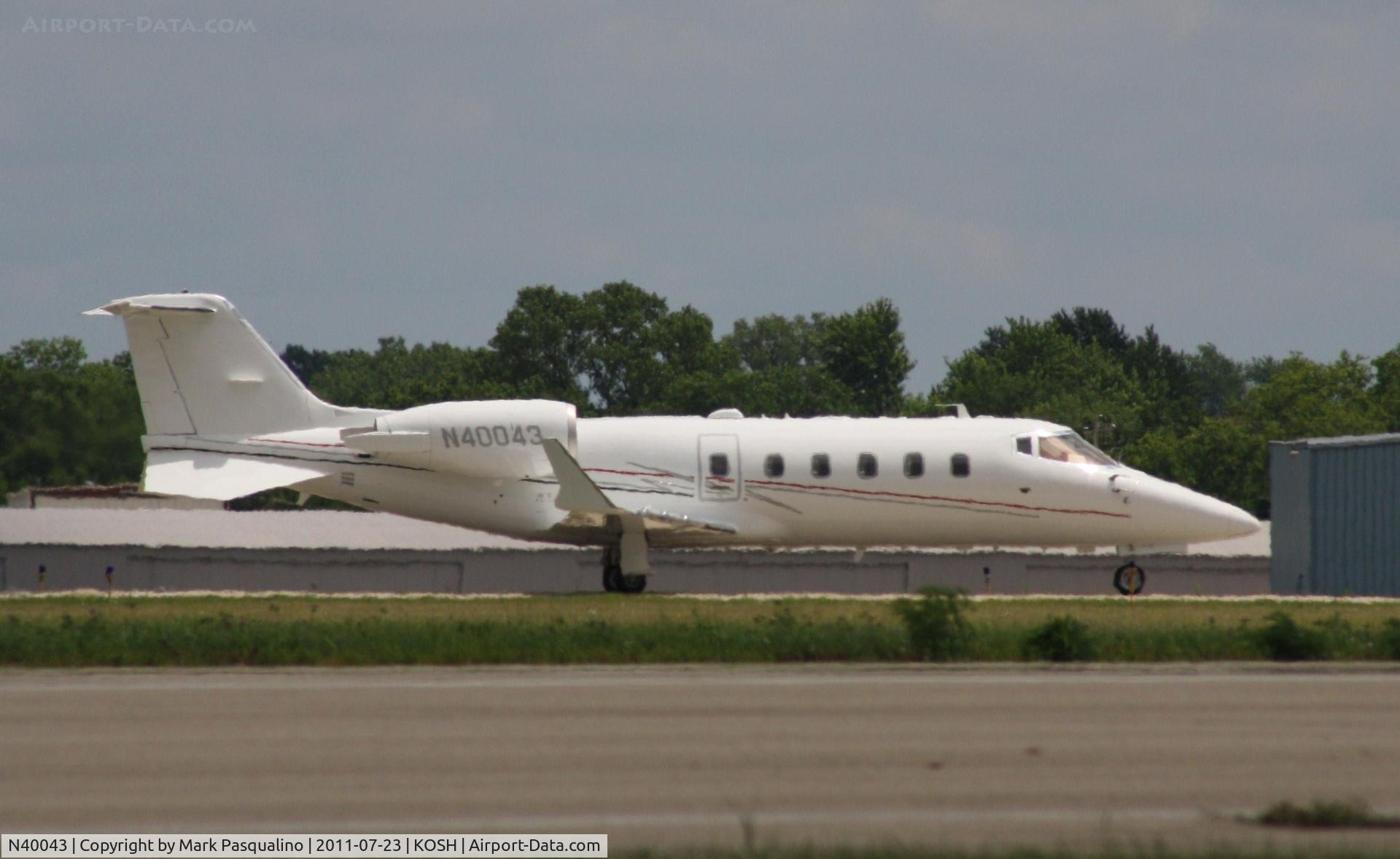 N40043, 2011 Learjet 60XR C/N 60-400, Learjet 60X