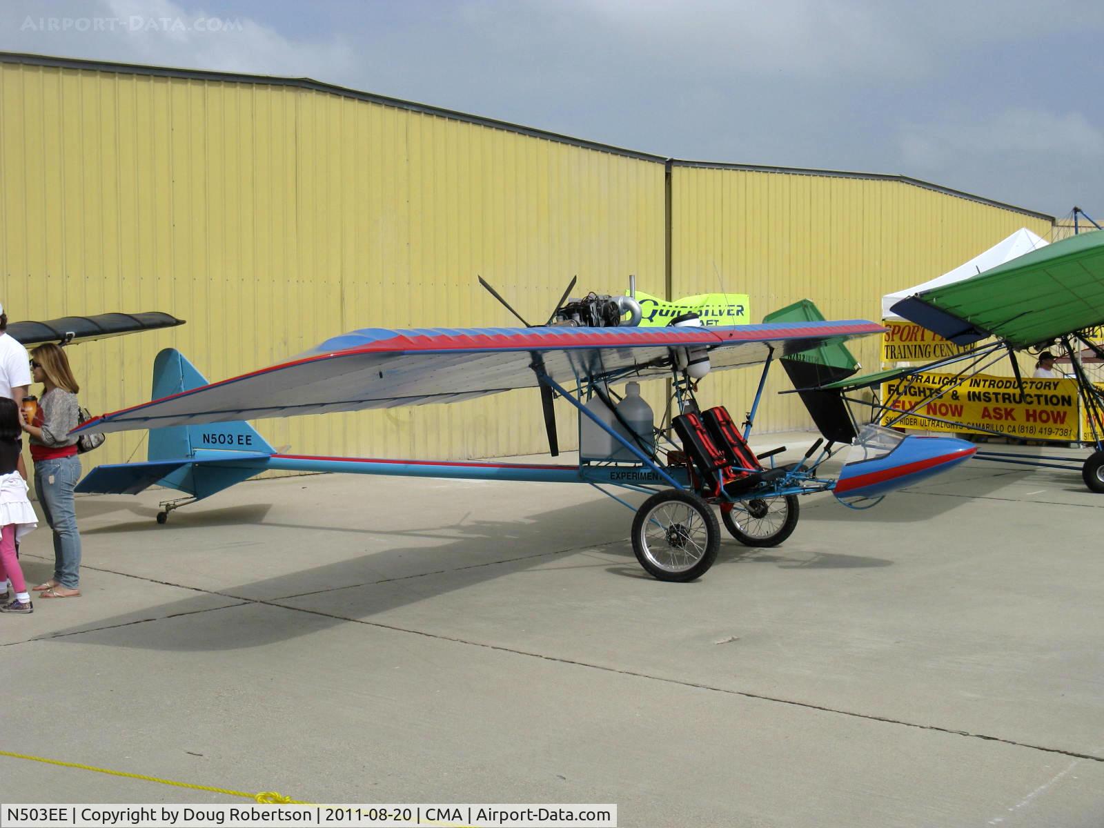 N503EE, Peterson Bill BLUE GOOSE C/N 001, 2009 Peterson BLUE GOOSE, probably Rotax 503 pusher