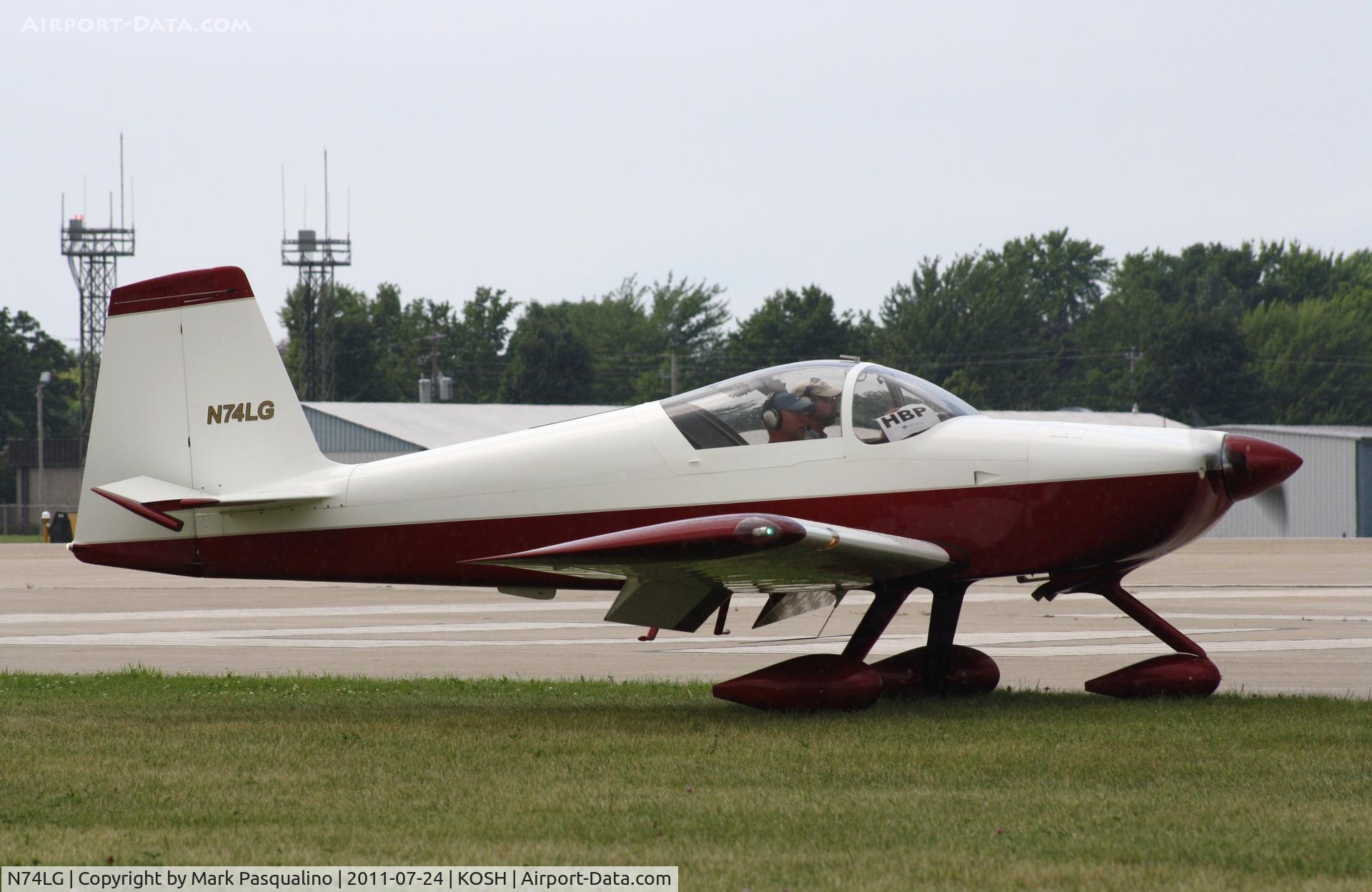 N74LG, Vans RV-7A C/N 70847, Vans RV-7A