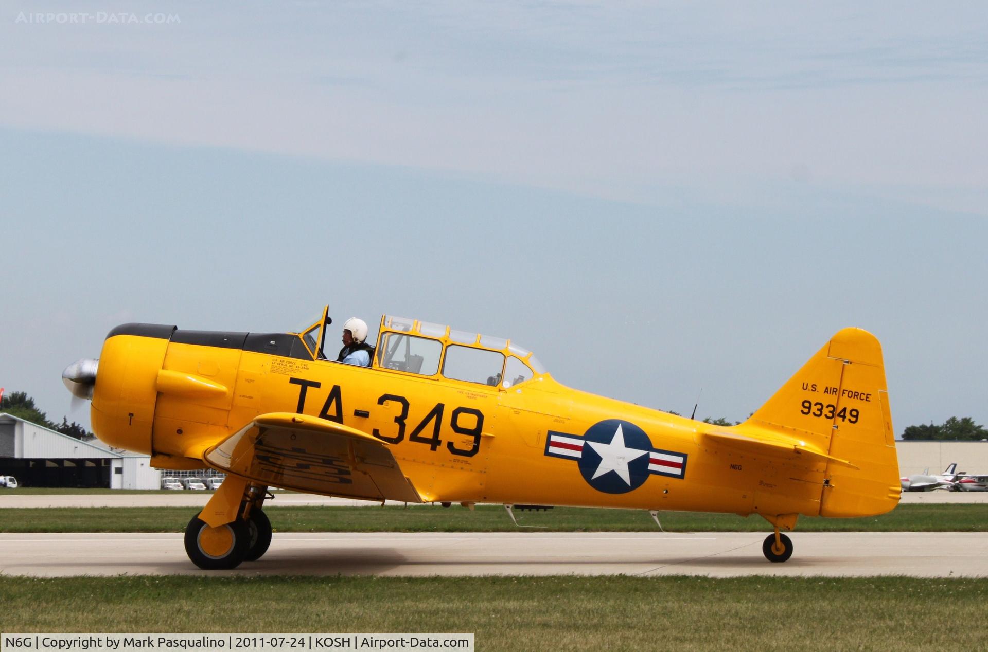 N6G, North American T-6G Texan C/N 168-463, North American T-6G