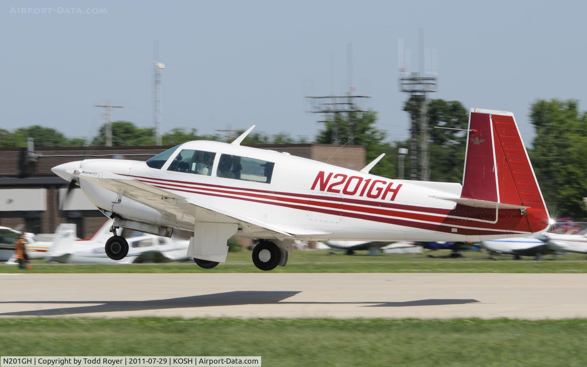 N201GH, 1976 Mooney M20J 201 C/N 24-0075, AIRVENTURE 2011
